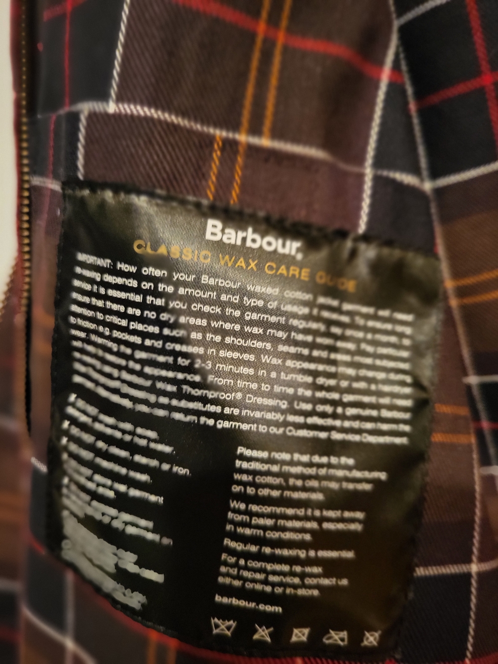 Barbour Classic Bedale Waxed Jacket in Olive - Picture 9 of 12